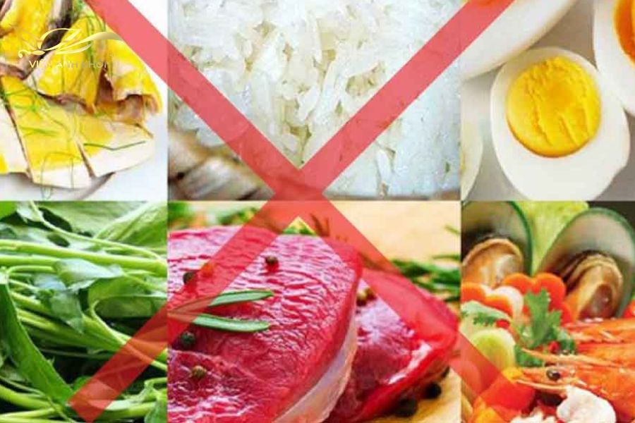 Một số thực phẩm nên kiêng ăn sau khi xóa xăm