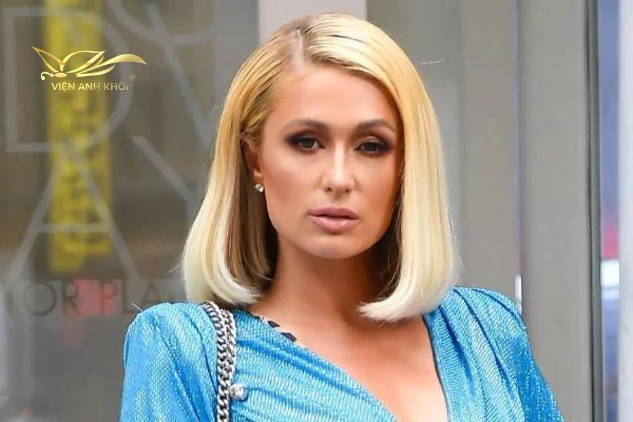 Paris Hilton một hình mẫu cho phụ nữ quyền lực bậc nhất hành tinh với dáng mặt vuông chữ điền cá tính